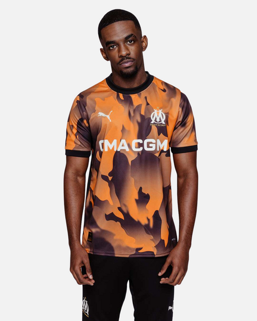 OM 2023/2024 Drittes Trikot – Schwarz/Orange - Footkorner