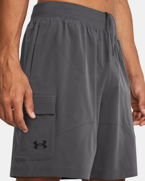 Short cargo Under Armour Stretch Woven - Grigio - Footkorner