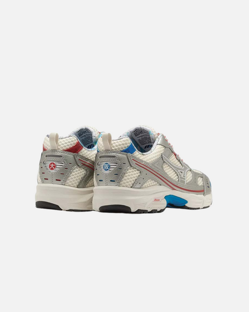 Mizuno MXR Pristine - Gris/Rouge/Bleu - Footkorner