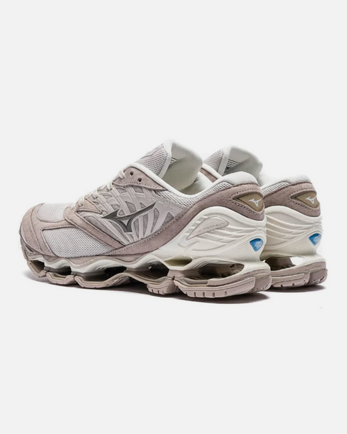 Mizuno - Wave Prophecy LS - Blanc/Beige - Footkorner