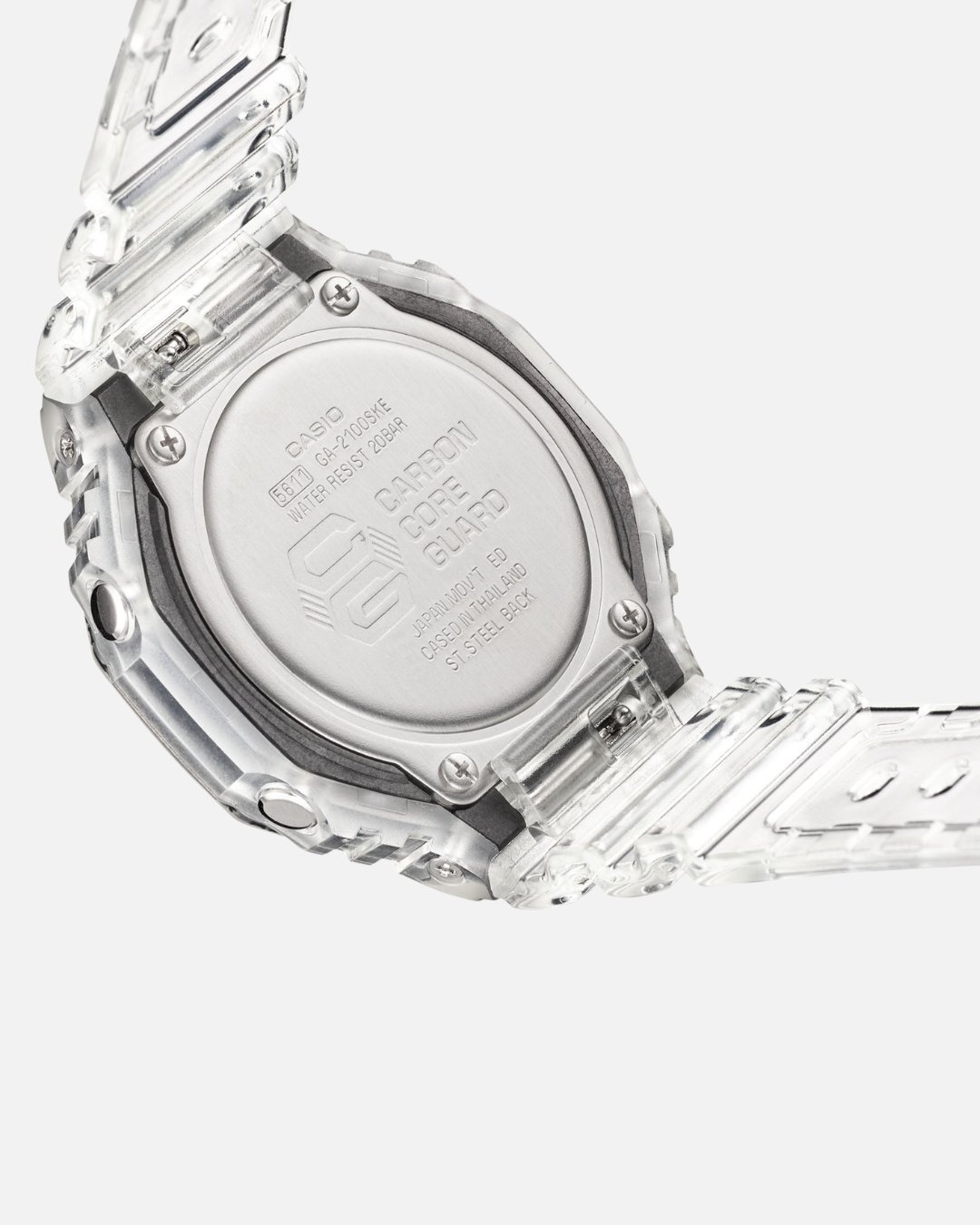 FootkornerMontre Casio G-Shock Classic - Gris Transparent/Bleu