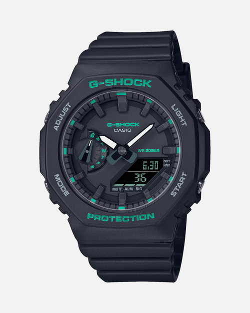 Casio G-Shock Kleine Damenuhr - Schwarz/Grün - Footkorner