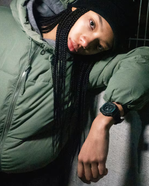 Casio G-Shock Kleine Damenuhr - Schwarz/Grün - Footkorner