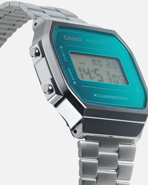 Montre Casio Iconic Collection - Argent/Bleu - Footkorner