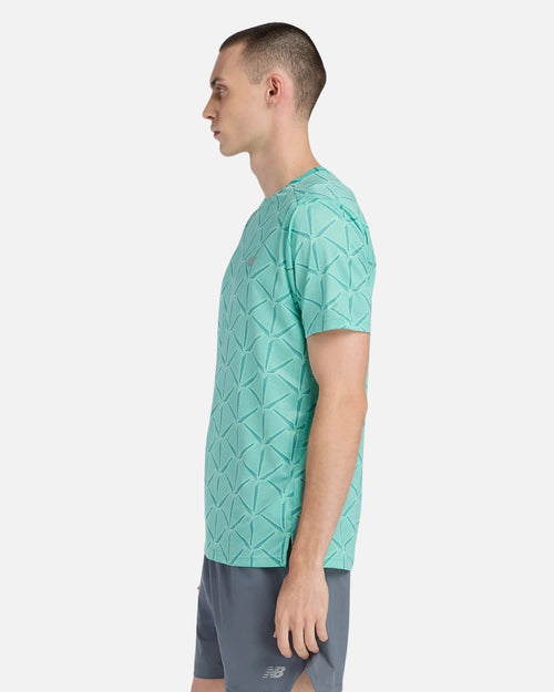New Balance Sport Essential Bedruckt - Blau - Footkorner