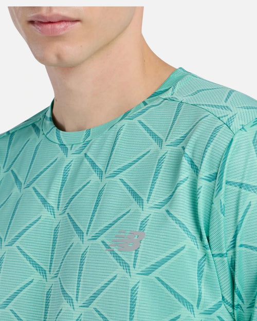 New Balance Sport Essential Bedruckt - Blau - Footkorner