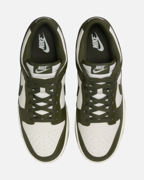 Nike Dunk Low Retro - Kaki/Blanc - Footkorner