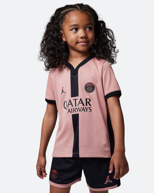 Ensemble 3 pièces PSG Enfant 2024/2025 - Rose/Noir - Footkorner