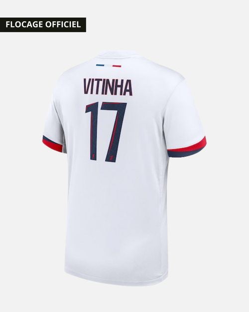 Flocage PSG Extérieur 2024/2025 - Adulte - Vitinha - Footkorner