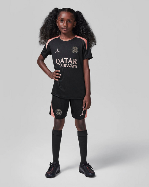 Maillot d'entrainement PSG Junior 2024/2025 - Noir/Rose - Footkorner