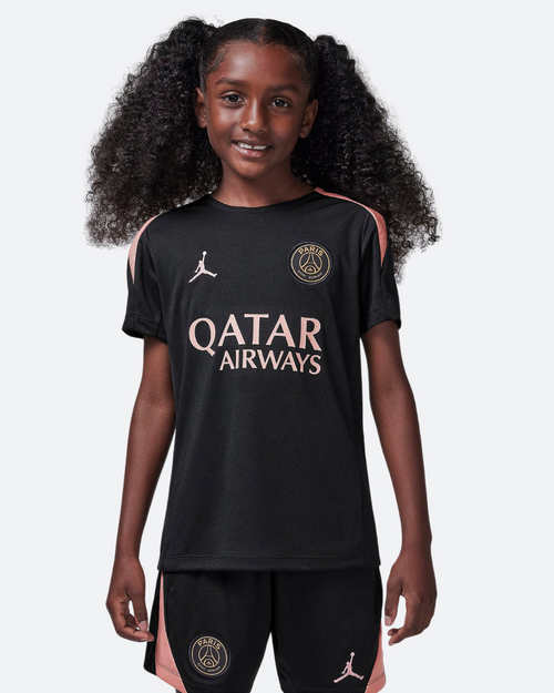 Maillot d'entrainement PSG Junior 2024/2025 - Noir/Rose - Footkorner