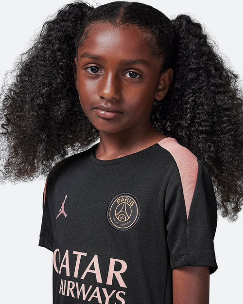 Maillot d'entrainement PSG Junior 2024/2025 - Noir/Rose - Footkorner