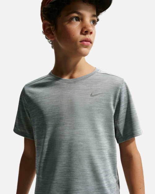 Nike Miler T-shirt Junior - Gris - Footkorner
