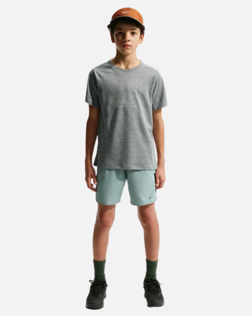 Nike Miler T-shirt Junior - Gris - Footkorner
