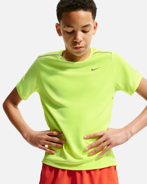 Nike Miler T-shirt Junior - Jaune - Footkorner