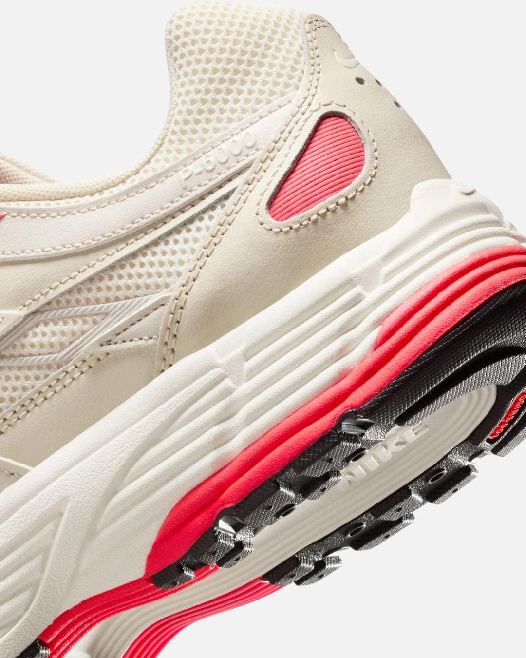FootkornerNike P-6000 - Beige/Rouge