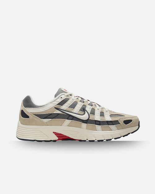 Nike P-6000 - Gris/Blanc/Rouge - Footkorner