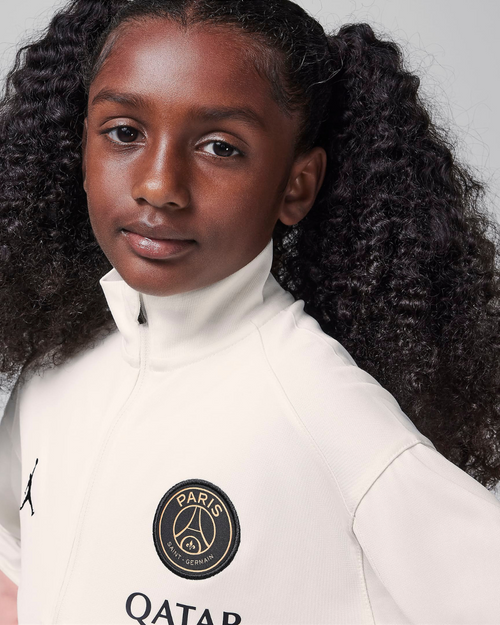 PSG Junior Tracksuit 2024/2025 - White/Black - Footkorner