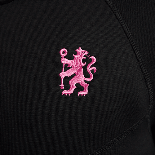 Chelsea Tech Fleece Jacket 2024/2025 - Black/Pink - Footkorner