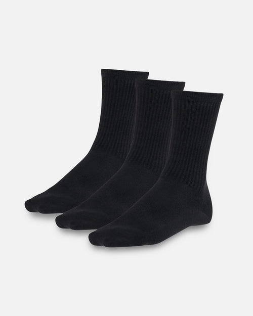 Pack de 3 paires de chaussettes longues FTKR - Noir - Footkorner