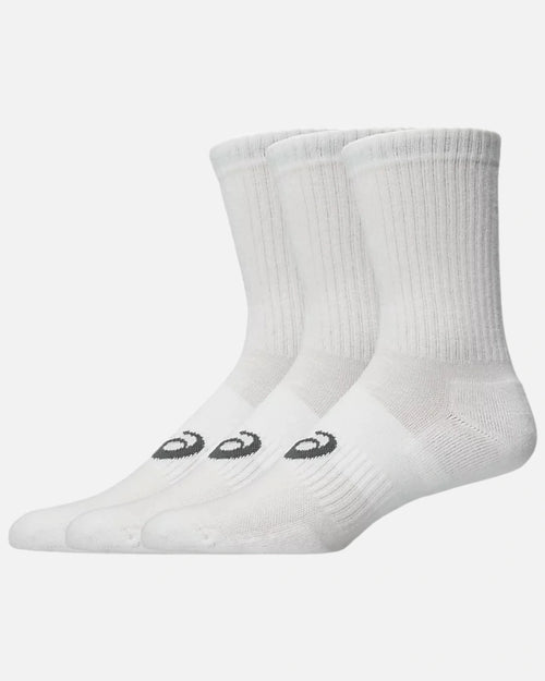 Pack Asics 3 pares de calcetines - Blanco - Footkorner