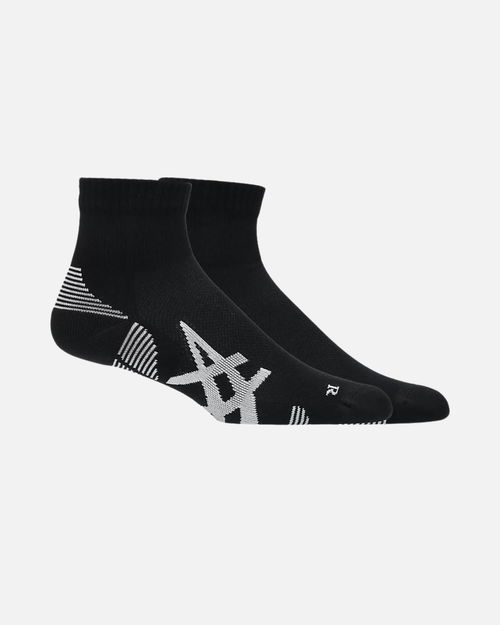 Pack de 2 chaussettes Asics Cushioned Run Quarter - Noir - Footkorner