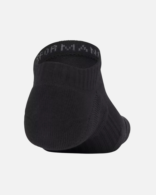 Paquete de 3 calcetines Under Armour Algodón de Rendimiento - Negro - Footkorner