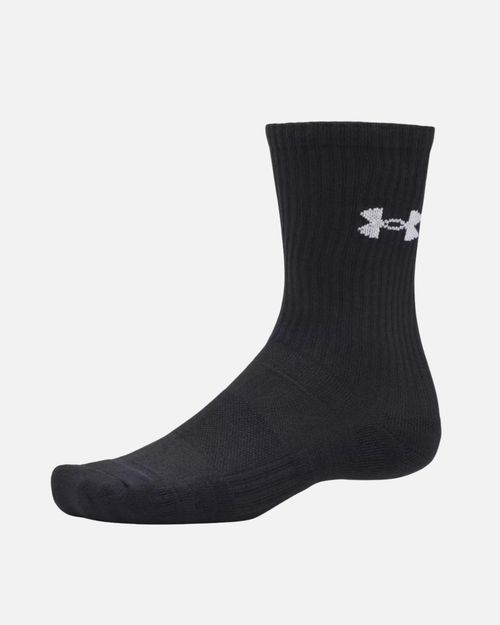 Pack de 3 Chaussettes Under Armour Performance Cotton - Noir - Footkorner