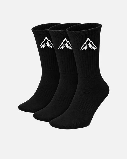 3er-Pack hohe Socken Serramont - Schwarz - Footkorner
