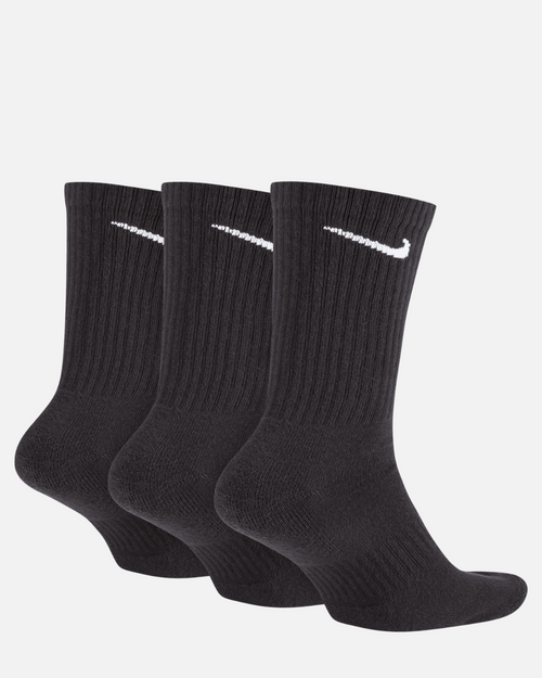 Pack of 3 pairs of Nike Everyday socks - Black - Footkorner