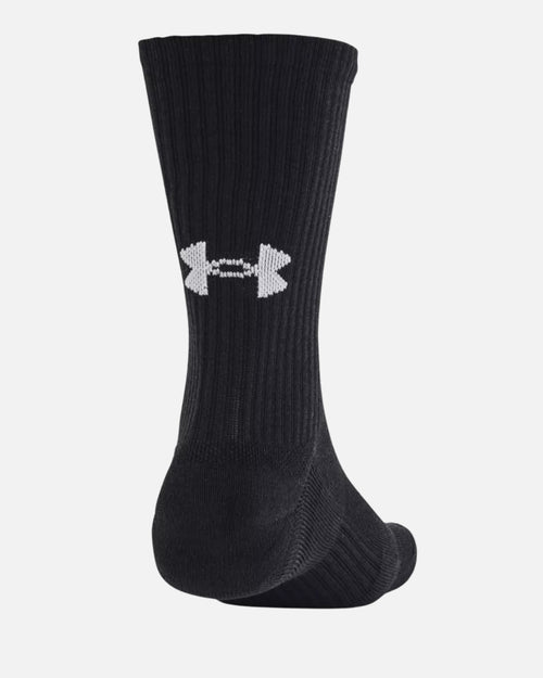 Pack de 3 paires des chaussettes longues Under Armour - Noir - Footkorner