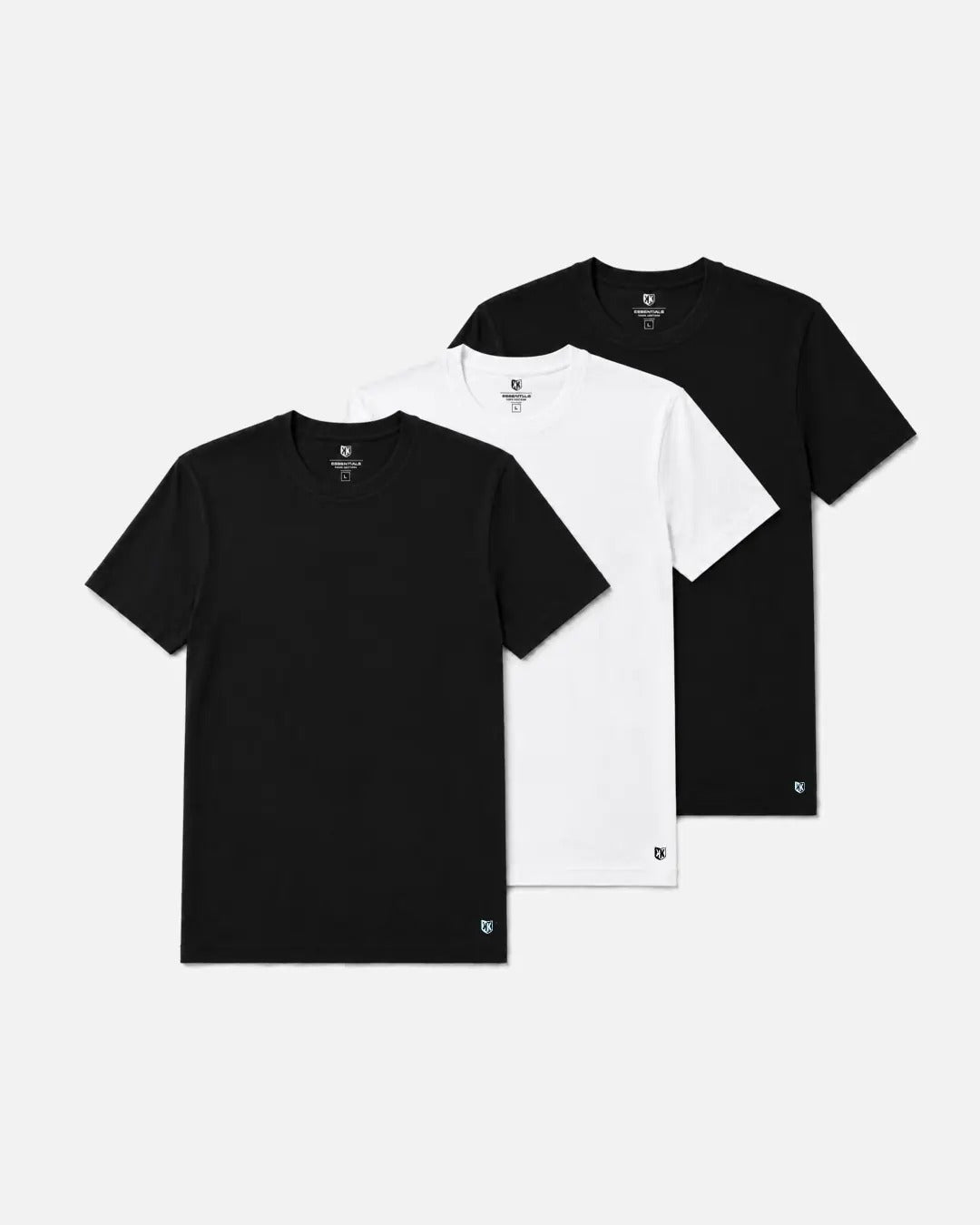FootkornerPack de 3 t-shirts FTKR Essentials - Noir/Blanc