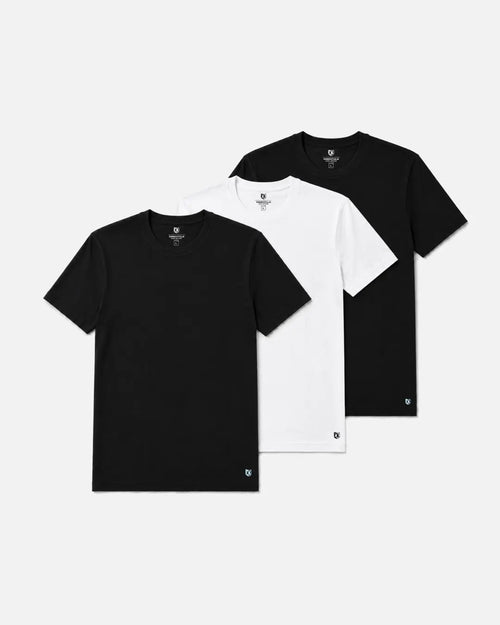 Pack de 3 t-shirts FTKR Essentials - Noir/Blanc - Footkorner