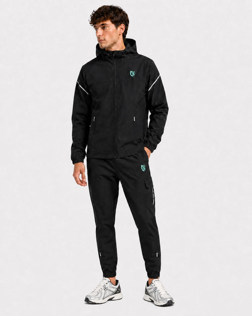Pack Survêtement FK Wind Noir + Baskets FTKR 1000 Blanc/Gris/Noir - Footkorner