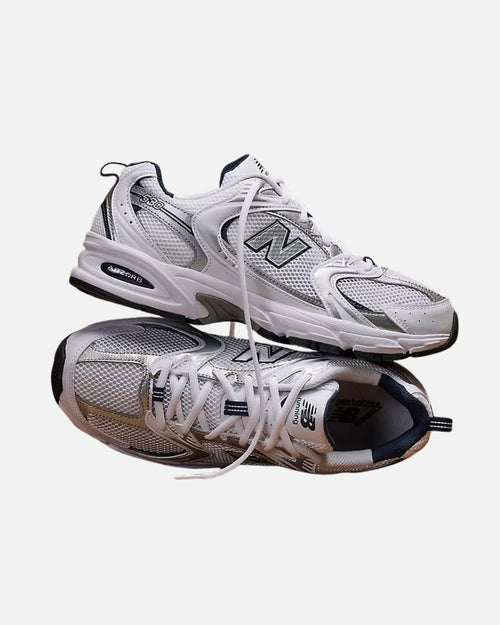 New Balance 530 - Blanc/Gris - Footkorner