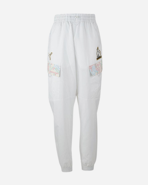 Pantalón Cargo OM x Africa 2024 - Blanco/Multicolor - Footkorner