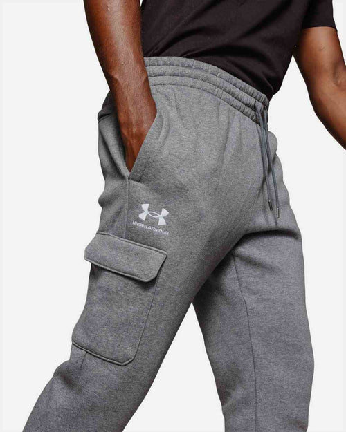 Pantalon Cargo Under Armour Essential Fleece - Gris - Footkorner