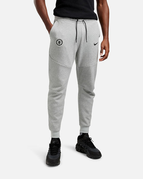 Chelsea Tech Fleece Hose 2023/2024 – Grau/Schwarz - Footkorner