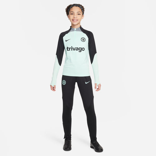 Pantalon d' entrainement Chelsea Junior 2023/2024 - Noir/vert - Footkorner
