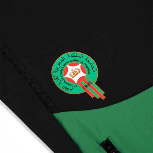 Pantalon de survêtement Maroc 2024 Pumatech - Noir/Vert - Footkorner