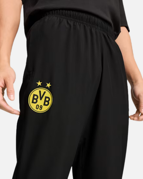 Pantalon de survêtement Dortmund 2025 Archive - Noir/Jaune - Footkorner