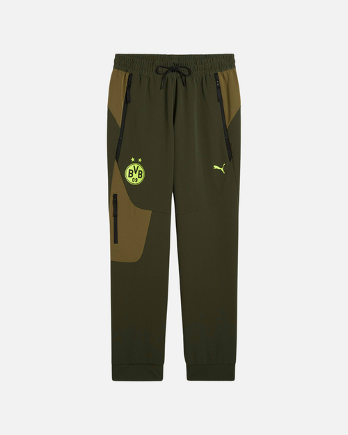 Pantalon de survêtement Dortmund Tech Woven 2024/2025 - Kaki - Footkorner