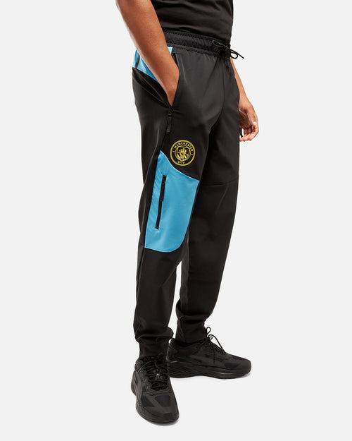 Pantalon de survêtement Manchester City Pumatech - Noir/Bleu - Footkorner