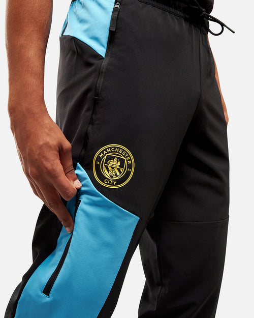 Pantalon de survêtement Manchester City Pumatech - Noir/Bleu - Footkorner