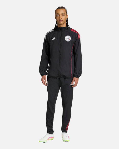 Pantalon de survêtement Ajax Amsterdam 2025/2026 - Noir/Rouge - Footkorner