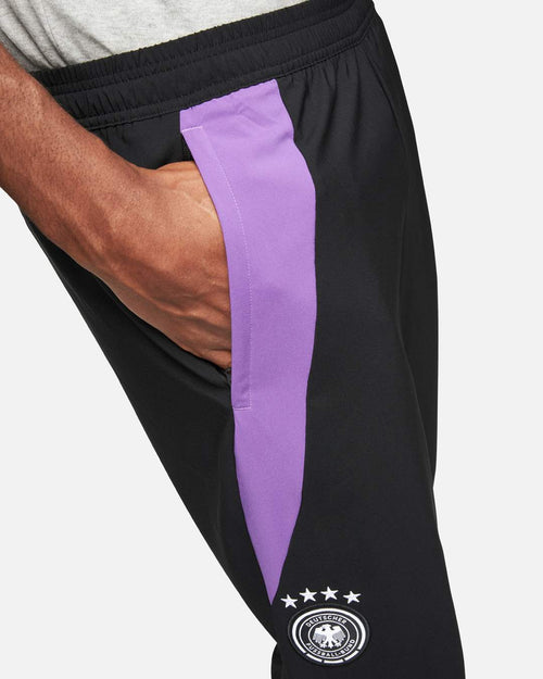 Pantaloni della tuta Germania - Nero/Viola  - Footkorner