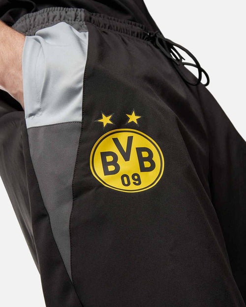 Pantalón deportivo Dortmund 2023/2024 - Negro/Gris/Blanco - Footkorner