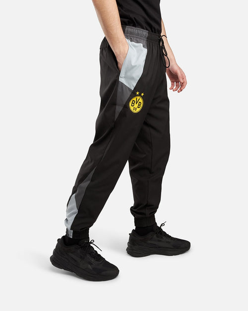 Pantalón deportivo Dortmund 2023/2024 - Negro/Gris/Blanco - Footkorner