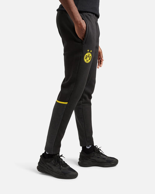 Dortmund Casual Sweatpants - Black/Yellow - Footkorner