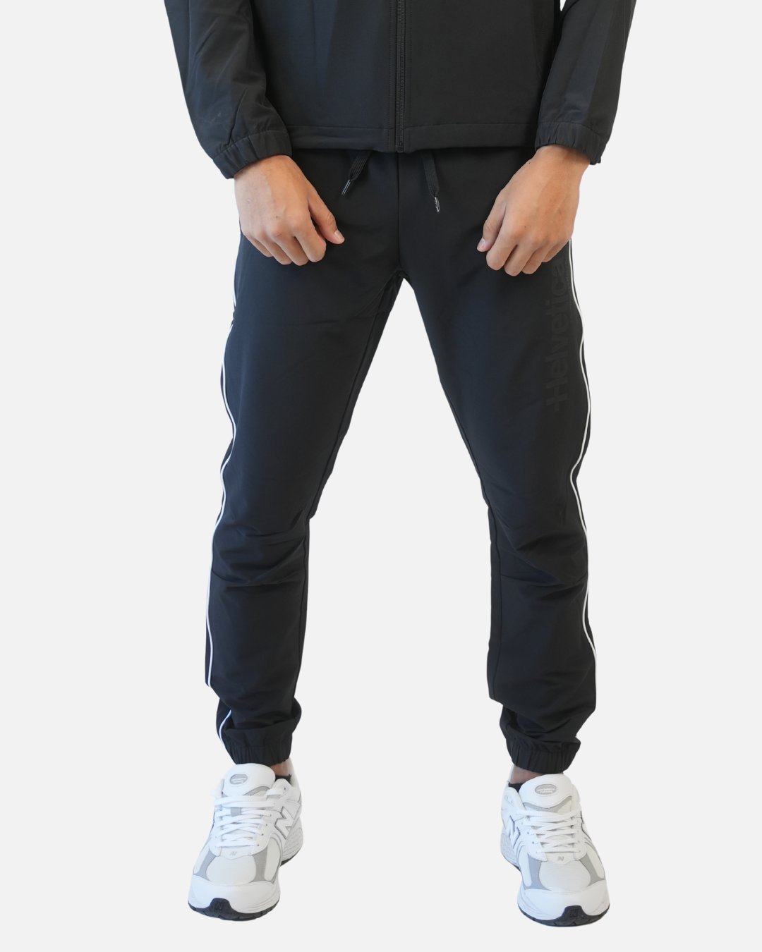 Pantalon de survêtement Helvetica Wells - Noir